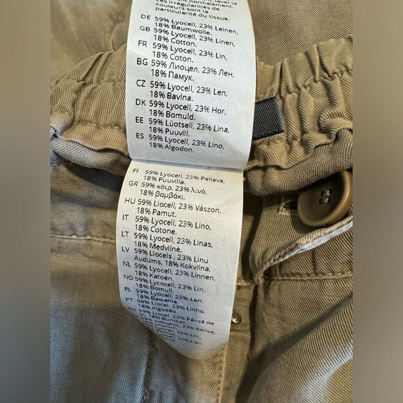 Oska Lyocell & Linen Blend Trousers - Picture 6 of 8